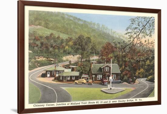 Chimney Corner, Gauley Bridge, West Virginia-null-Framed Art Print
