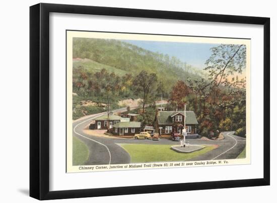 Chimney Corner, Gauley Bridge, West Virginia-null-Framed Art Print