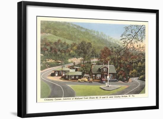 Chimney Corner, Gauley Bridge, West Virginia-null-Framed Art Print