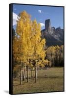 Chimney Peak and Courthouse Mountains in the Uncompahgre National Forest, Colorado-Joseph Sohm-Framed Stretched Canvas