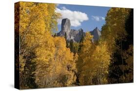 Chimney Peak and Courthouse Mountains in the Uncompahgre National Forest, Colorado-Joseph Sohm-Stretched Canvas