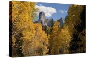 Chimney Peak and Courthouse Mountains in the Uncompahgre National Forest, Colorado-Joseph Sohm-Stretched Canvas