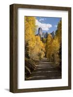 Chimney Peak and Courthouse Mountains in the Uncompahgre National Forest, Colorado-Joseph Sohm-Framed Photographic Print