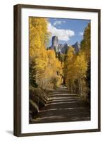 Chimney Peak and Courthouse Mountains in the Uncompahgre National Forest, Colorado-Joseph Sohm-Framed Photographic Print