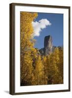 Chimney Peak and Courthouse Mountains in the Uncompahgre National Forest, Colorado-Joseph Sohm-Framed Photographic Print