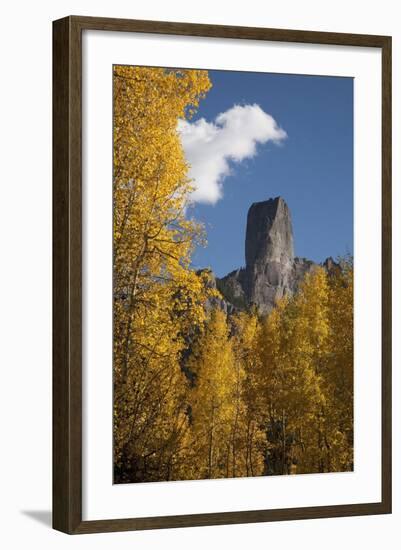 Chimney Peak and Courthouse Mountains in the Uncompahgre National Forest, Colorado-Joseph Sohm-Framed Photographic Print