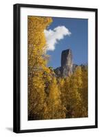 Chimney Peak and Courthouse Mountains in the Uncompahgre National Forest, Colorado-Joseph Sohm-Framed Photographic Print