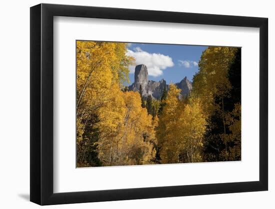 Chimney Peak and Courthouse Mountains in the Uncompahgre National Forest, Colorado-Joseph Sohm-Framed Photographic Print