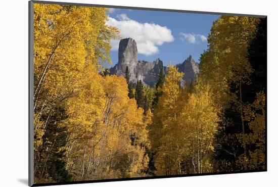 Chimney Peak and Courthouse Mountains in the Uncompahgre National Forest, Colorado-Joseph Sohm-Mounted Photographic Print