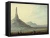 Chimney Rock, 1837-Alfred Jacob Miller-Framed Stretched Canvas