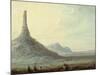 Chimney Rock, 1837-Alfred Jacob Miller-Mounted Giclee Print