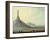 Chimney Rock, 1837-Alfred Jacob Miller-Framed Giclee Print