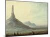 Chimney Rock, 1837-Alfred Jacob Miller-Mounted Giclee Print