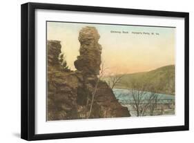 Chimney Rock, Harper's Ferry, West Virginia-null-Framed Art Print