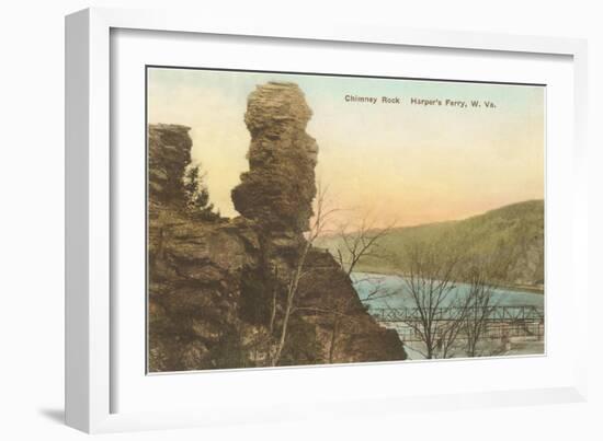 Chimney Rock, Harper's Ferry, West Virginia-null-Framed Art Print