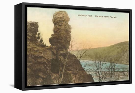 Chimney Rock, Harper's Ferry, West Virginia-null-Framed Stretched Canvas