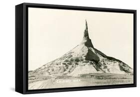 Chimney Rock, Nebraska-null-Framed Stretched Canvas