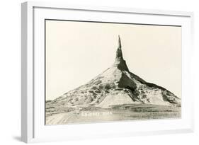 Chimney Rock, Nebraska-null-Framed Art Print