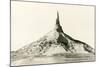 Chimney Rock, Nebraska-null-Mounted Art Print