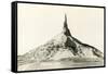 Chimney Rock, Nebraska-null-Framed Stretched Canvas