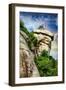 Chimney Rock State Park, North Carolina - Chimney Rock Close Up-Lantern Press-Framed Art Print