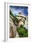 Chimney Rock State Park, North Carolina - Chimney Rock Close Up-Lantern Press-Framed Art Print