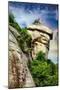 Chimney Rock State Park, North Carolina - Chimney Rock Close Up-Lantern Press-Mounted Art Print