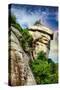 Chimney Rock State Park, North Carolina - Chimney Rock Close Up-Lantern Press-Stretched Canvas