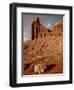 Chimney Rock With Storm Clouds, Capitol Reef National Park, Utah, USA-null-Framed Photographic Print