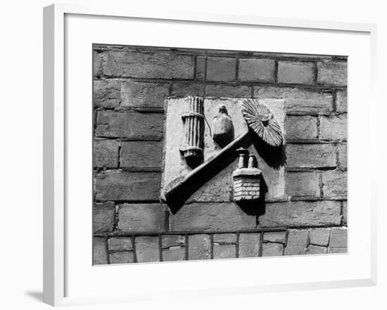 Chimney Sweep Carving-null-Framed Photographic Print