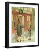 Chimney-Sweep Christmas 01, 2001-Kestutis Kasparavicius-Framed Giclee Print