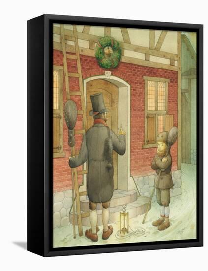 Chimney-Sweep Christmas 01, 2001-Kestutis Kasparavicius-Framed Stretched Canvas