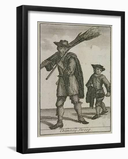 Chimney Sweep, Cries of London-Marcellus Laroon-Framed Giclee Print