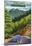 Chimney Tops and Road - Great Smoky Mountains National Park, TN-null-Mounted Poster