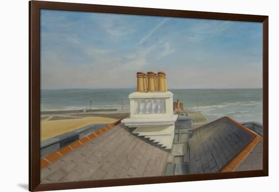 Chimneys, Broadstairs (Oil on Canvas)-Peter Breeden-Framed Giclee Print