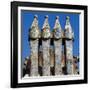 Chimneys of Batllo House-null-Framed Giclee Print