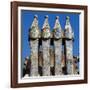 Chimneys of Batllo House-null-Framed Giclee Print