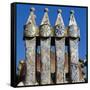 Chimneys of Batllo House-null-Framed Stretched Canvas