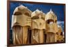 Chimneys Of La Pedrera-George Oze-Framed Photographic Print