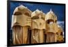 Chimneys Of La Pedrera-George Oze-Framed Photographic Print