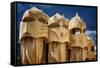 Chimneys Of La Pedrera-George Oze-Framed Stretched Canvas