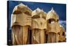 Chimneys Of La Pedrera-George Oze-Stretched Canvas