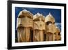 Chimneys Of La Pedrera-George Oze-Framed Photographic Print