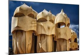 Chimneys Of La Pedrera-George Oze-Mounted Photographic Print