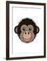 Chimp - Animaru Cartoon Animal Print-Animaru-Framed Giclee Print