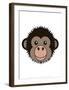 Chimp - Animaru Cartoon Animal Print-Animaru-Framed Giclee Print