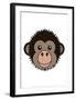 Chimp - Animaru Cartoon Animal Print-Animaru-Framed Giclee Print