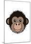 Chimp - Animaru Cartoon Animal Print-Animaru-Mounted Giclee Print