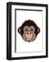 Chimp - Animaru Cartoon Animal Print-Animaru-Framed Giclee Print