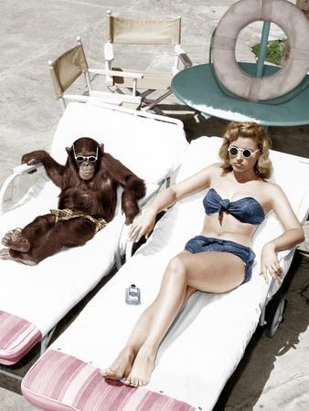 https://imgc.allpostersimages.com/img/posters/chimpanzee-and-a-woman-sunbathing_u-L-Q1BW3AN0.jpg?artPerspective=n